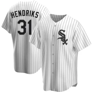 Liam Hendriks 2022 Game-Used White Pinstripe Jersey - Size 46